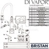 Bristan Pistachio Easyfit Sink Mixer Tap Spares